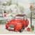 Serwetka decoupage firmy HOLMBLAD auto czerwone 33x33cm